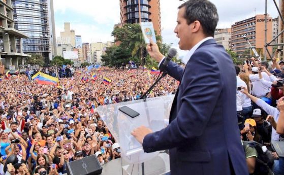 Революция срещу Мадуро във Венецуела, САЩ признаха лидера на опозицията за нов президент