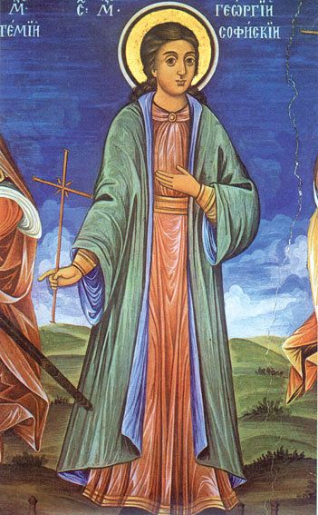 Църквата почита днес Св. мъченик Георги Софийски Нови.  Той се родил