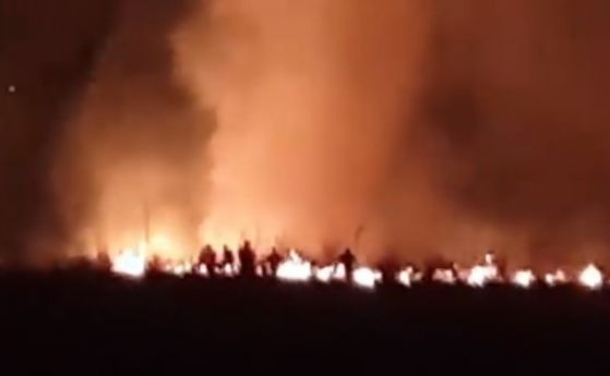 Пожар в местността Камбаните в София