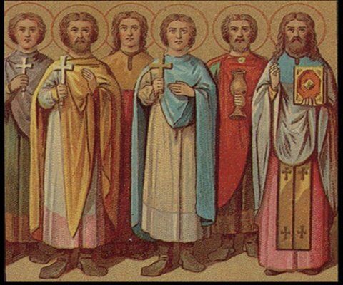 Църквата почита днес св. Агапий и шестима мъченици с него. 