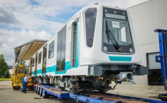 Единични изпитания на новите влакове за третия лъч на метрото