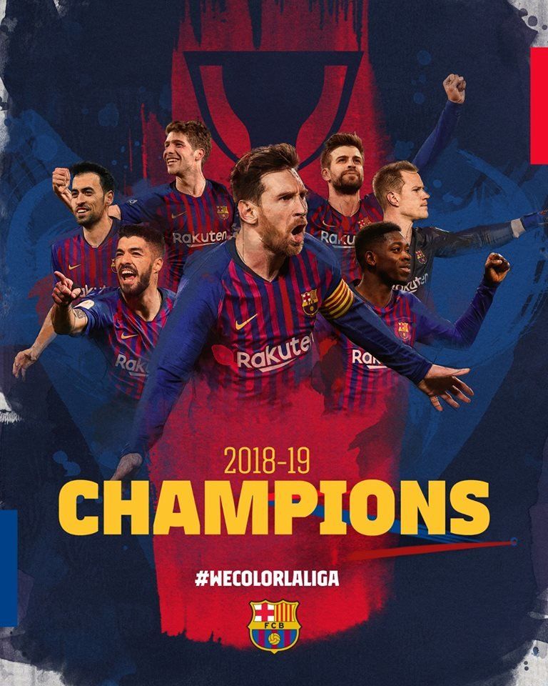 Барселона е шампионът на Ла Лига за 26-ти път в