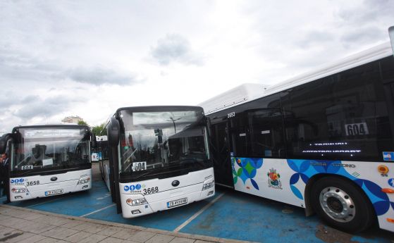 Нови 22 газови автобуса тръгват в София от утре  Те ще