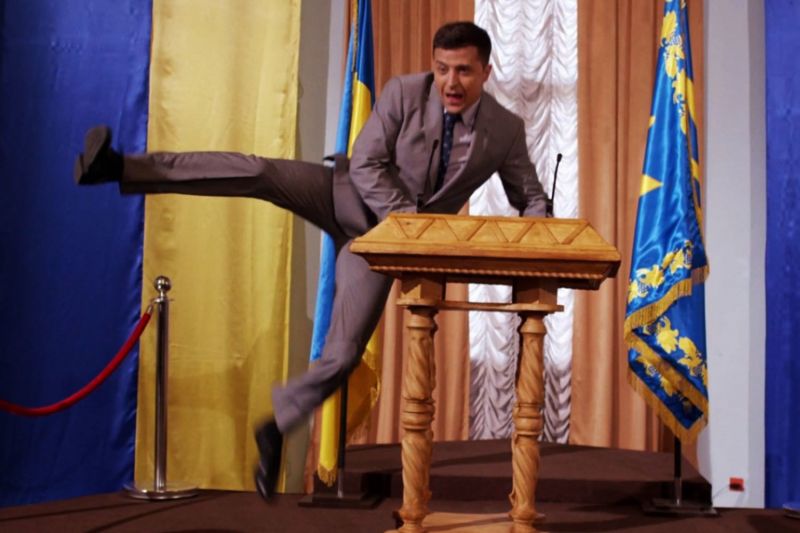 Сериалът Слуга на народа“ с участието на новия украински президент