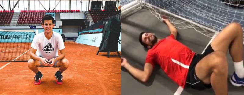 Световният номер 1 в мъжкия тенис Новак Джокович и Доминик