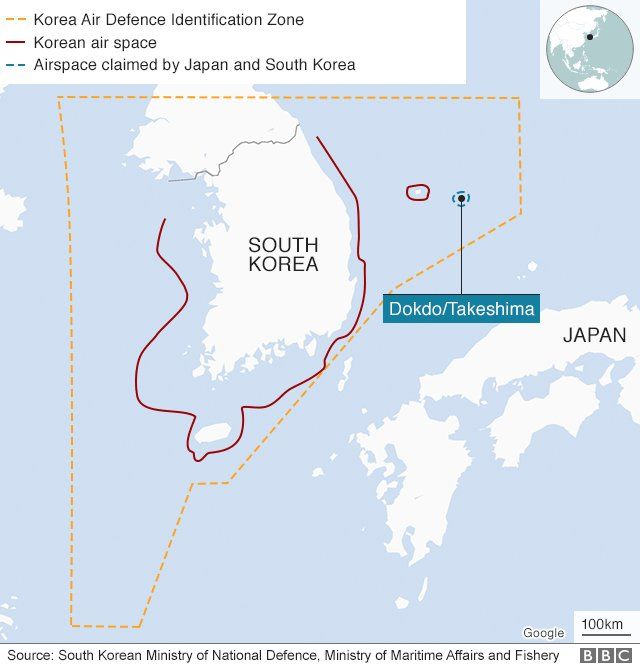 Руския обяви, че навлизането във въздушното пространство на Южна Корея