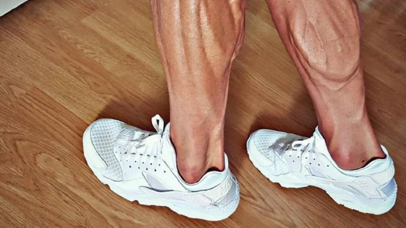 Снимка: Полски колоездач стряска със снимки на краката си след тренировка