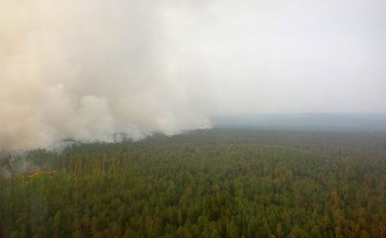 Димът от сибирските пожари стигна до Арктика