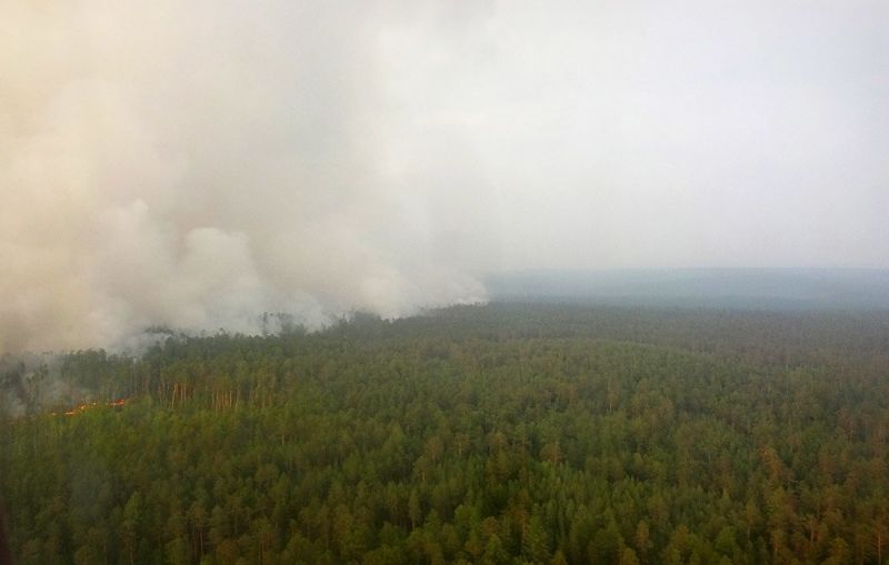 Сибир, горски пожари