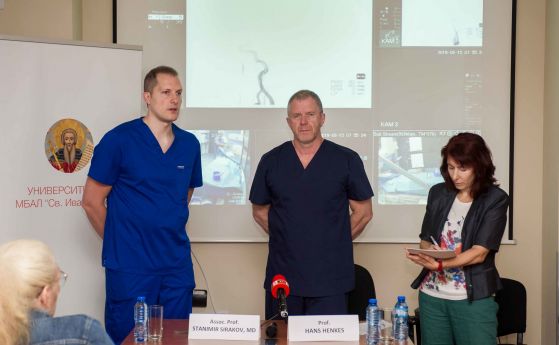 Международен екип от лекари извърши уникални за българската медицина мозъчни операции