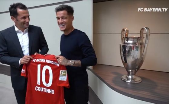 Официално: Коутиньо вече е играч на Байерн Мюнхен (видео)