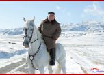 Ким Чен Ун в планината Пекту на бял кон (снимки)
