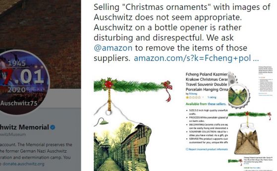 Освиенцим на елхата. Amazon свали от продажба играчки с изображения на концлагери