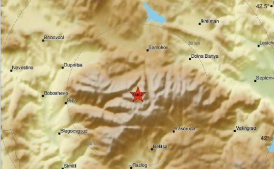 Земетресение с магнитуд над 4 разтърси района на връх Мусала