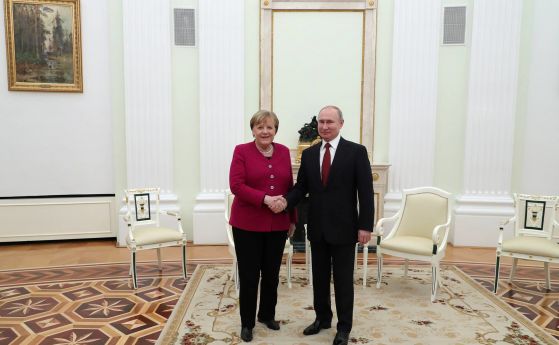 Меркел и Путин в Кремъл – за „Северен поток-2“, ситуацията в Либия и иранската ядрена сделка