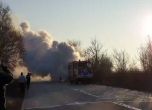 Бус се запали на пътя между Пловдив и Пазарджик, няма пострадали
