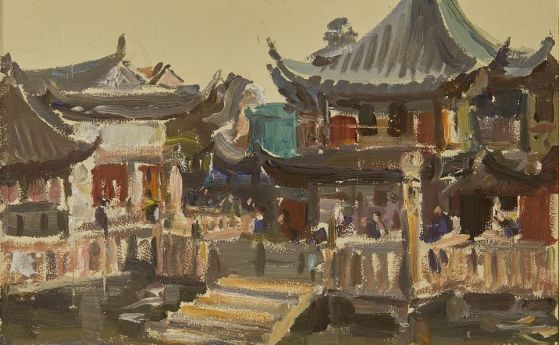Едно пътуване до Китай: Изложба на Дечко Узунов