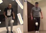 Мартин Петров жонглира с тоалетна хартия