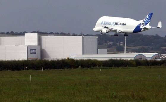 Airbus спира временно производството си в Испания и във Франция