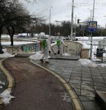 Дезинфекцията в София продължава, пръскат подлези, спирки и кошчета