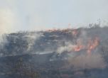 Пожар бушува в полосата между България и Сърбия край Трекляно