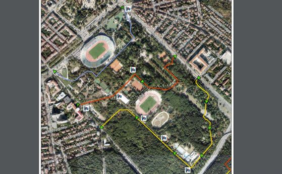 Вижте маршрутите за разходка в парковете в София