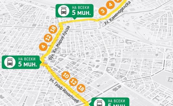 Шест трамвайни линии ще се движат в синхрон през уикендите