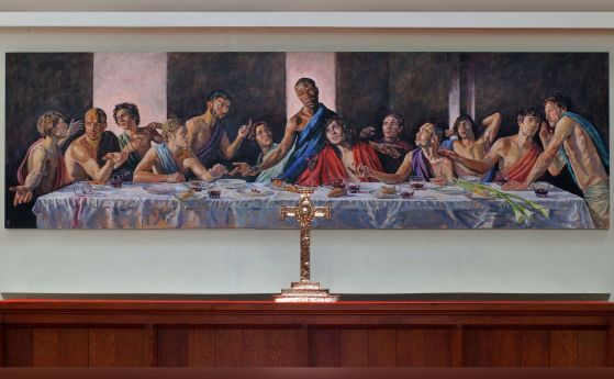 'Тайната вечеря' с цветнокож Иисус ще бъде изложена в една от най-старите британски катедрали