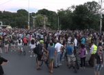 Протестът блокира Орлов мост (видео)
