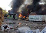Пожар в предприятие за мебели в Търговище, има пострадали