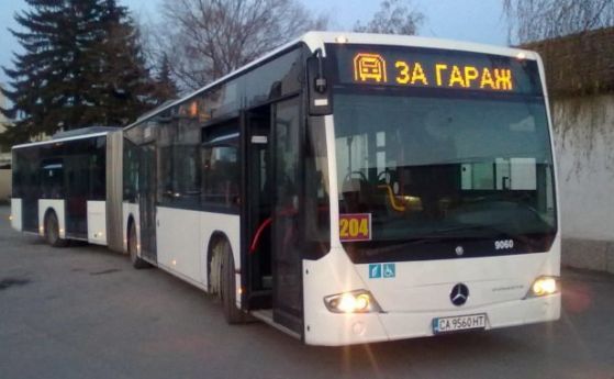 Автобусите в София ще возят до 22 часа от понеделник