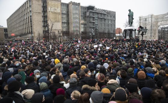 Съпругата на Алексей Навални е освободена от ареста