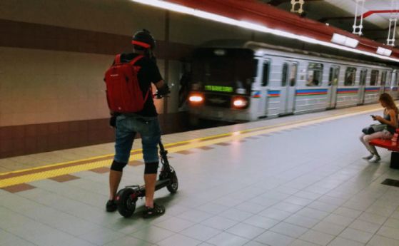 Безплатно с колело и тротинетка в метрото през цялата седмица