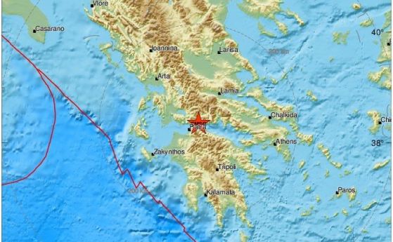 Земетресение 5,1 в Гърция, няма данни за пострадали