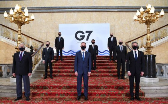Започна срещата на външните министри на Г-7 в Лондон