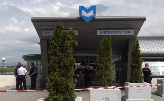 Стрелба и загинал в метрото на летище София, жена е ранена след скандал (обновена)