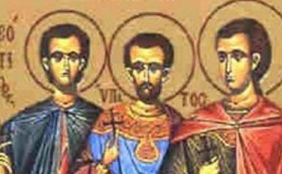 Църквата почита трима мъченици, измъчвани до смърт заради вярата