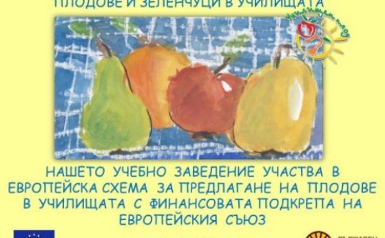 До 8 октомври училищата могат да кандидатстват за схема "Плод и мляко"