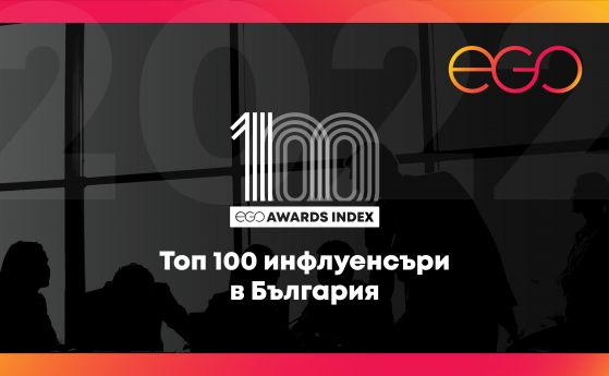 Започнаха номинациите за Топ 100 инфлуенсъри в България на EGO Awards
