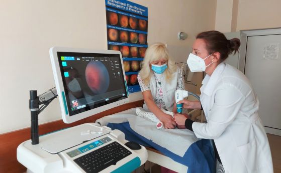 Нов апарат позволява ранна диагностика на зрението при недоносените бебета