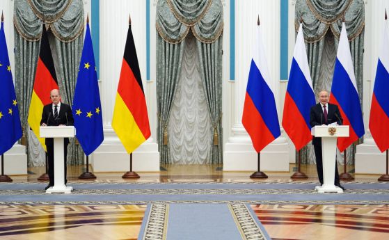 Шолц и Путин се обявиха за прилагане на Минските споразумения
