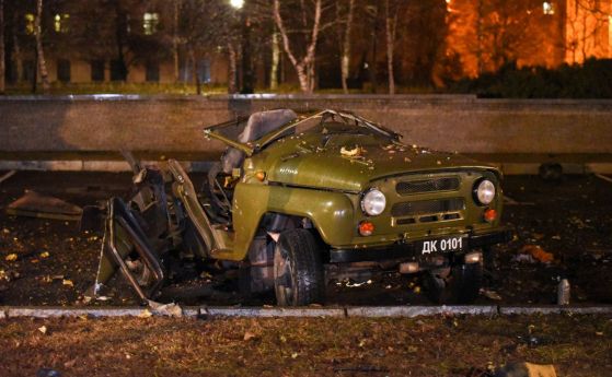 Джип е взривен в центъра на Донецк, обявиха проруските сепаратисти