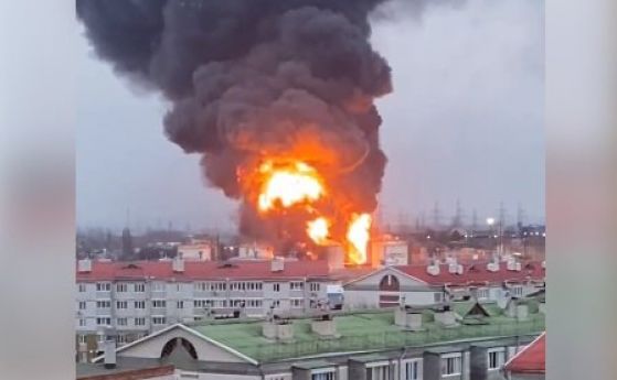 Русия твърди, че украински хеликоптери са ударили петролна база в Белгород (допълнена)