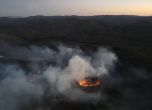 Голям пожар бушува близо до Малко Търново