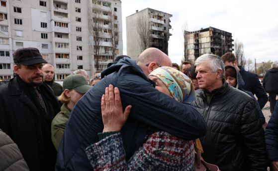 Шарл Мишел: Историята няма да забрави военните престъпления в Украйна