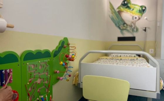 Интензивно лечение ''При Патето'' - как изглежда обновеното детско отделение #Светулка в Айтос