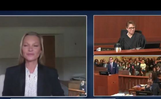 Кейт Мос защити Джони Деп в съдебния процес срещу Амбър Хърд