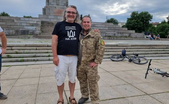 Глиги се върна в отпуска от фронта в Украйна