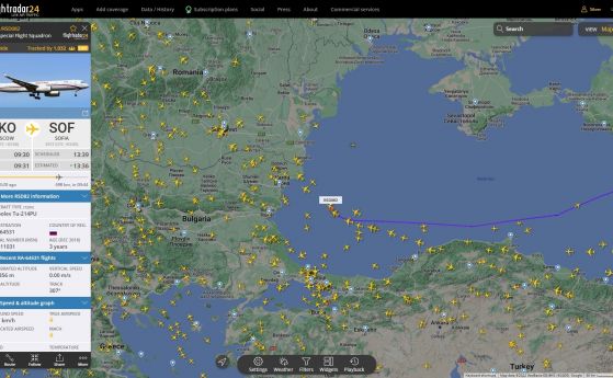 Кремъл изпрати Ил-96 и Ту-214ПУ да си прибере изгонените дипломати от София