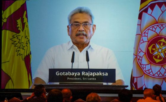 Президентът на Шри Ланка подава оставка